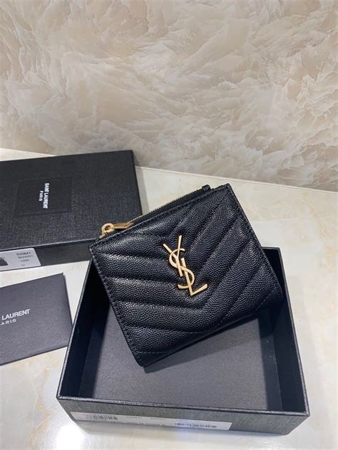 ysl wallets for women|ysl zipper wallet.